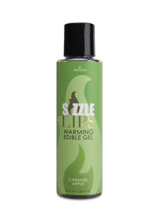 Sizzle Lips Warming Edible Gel - Caramel Apple - 4.2 Oz. SEN-VL494