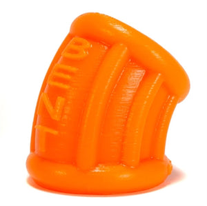 Bent 1 Ball Stretcher Curved Silicone  - Small - Orange OX-1089-1-ORA