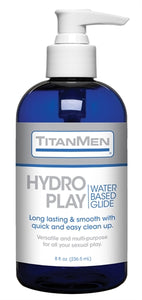 Titanmen Hydro Play Water Based Glide - Bulk - 8 Fl. Oz. DJ3900-08-BU