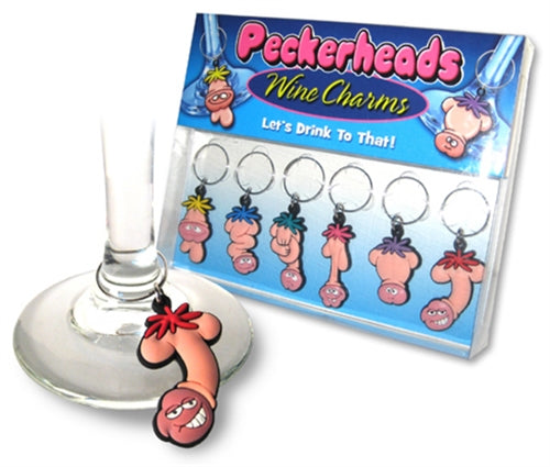 Pecker Head Wine Charms OZ-WINE-01-E