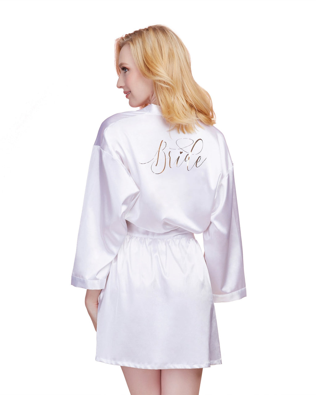 Bride Robe - Large - White DG-11292WHTL