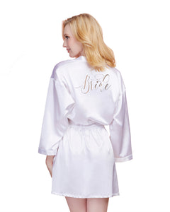 Bride Robe - Large - White DG-11292WHTL