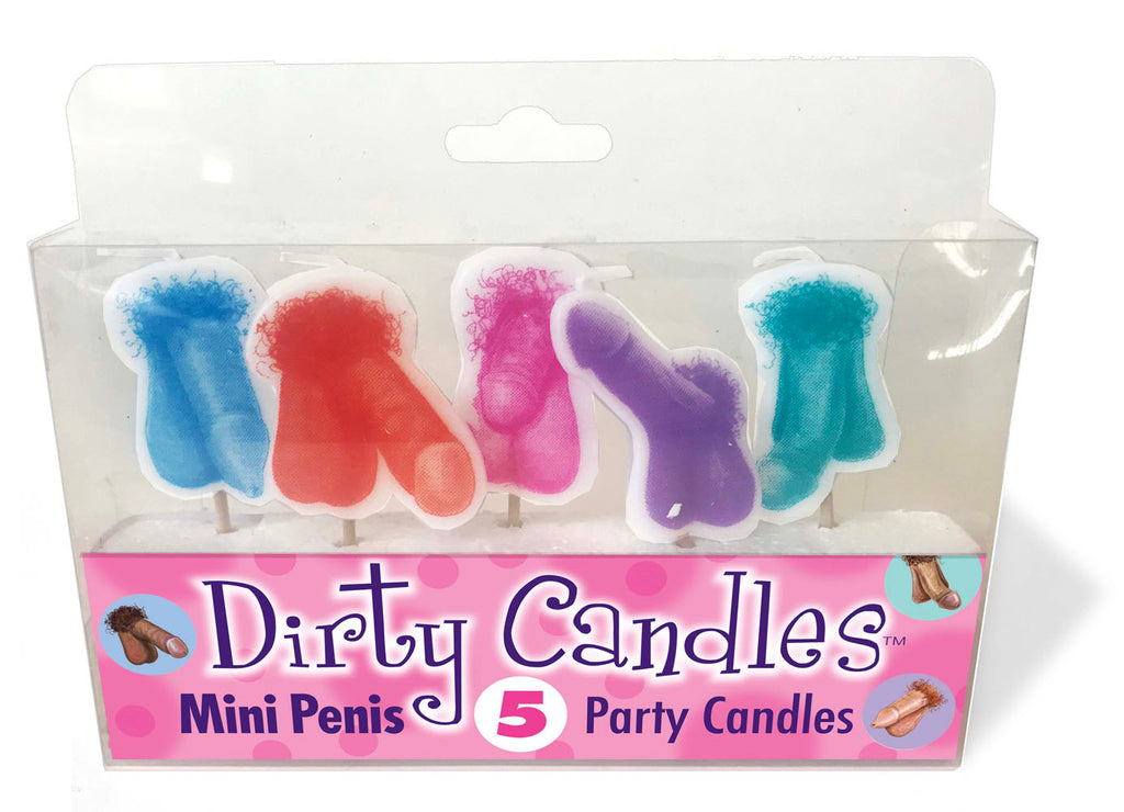 Dirty Penis Candles 5 Party Candles CP-987