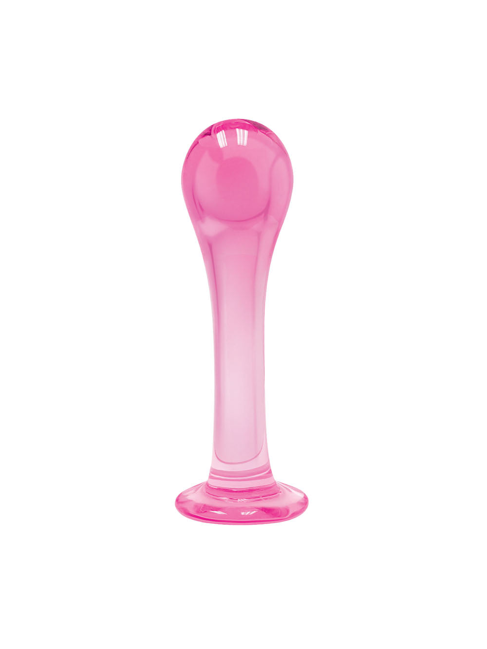The 9's First Glass Droplet Anal & Pussy Stimulator - Pink ICB2634-2