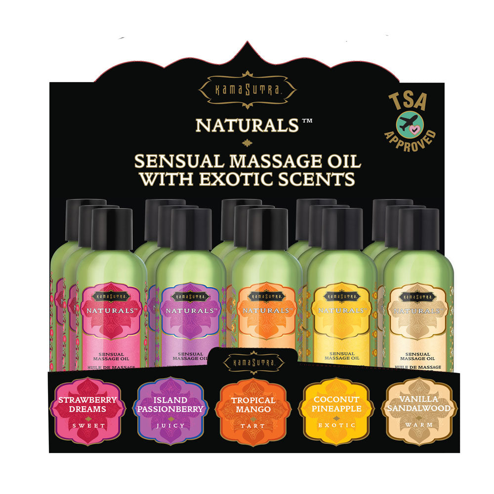 Naturals Massage Oil Pre Pack KS12102