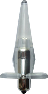 Wet Dreams Go Deep Anal Probe With  Vibrating Bullet - Clear HTP2940