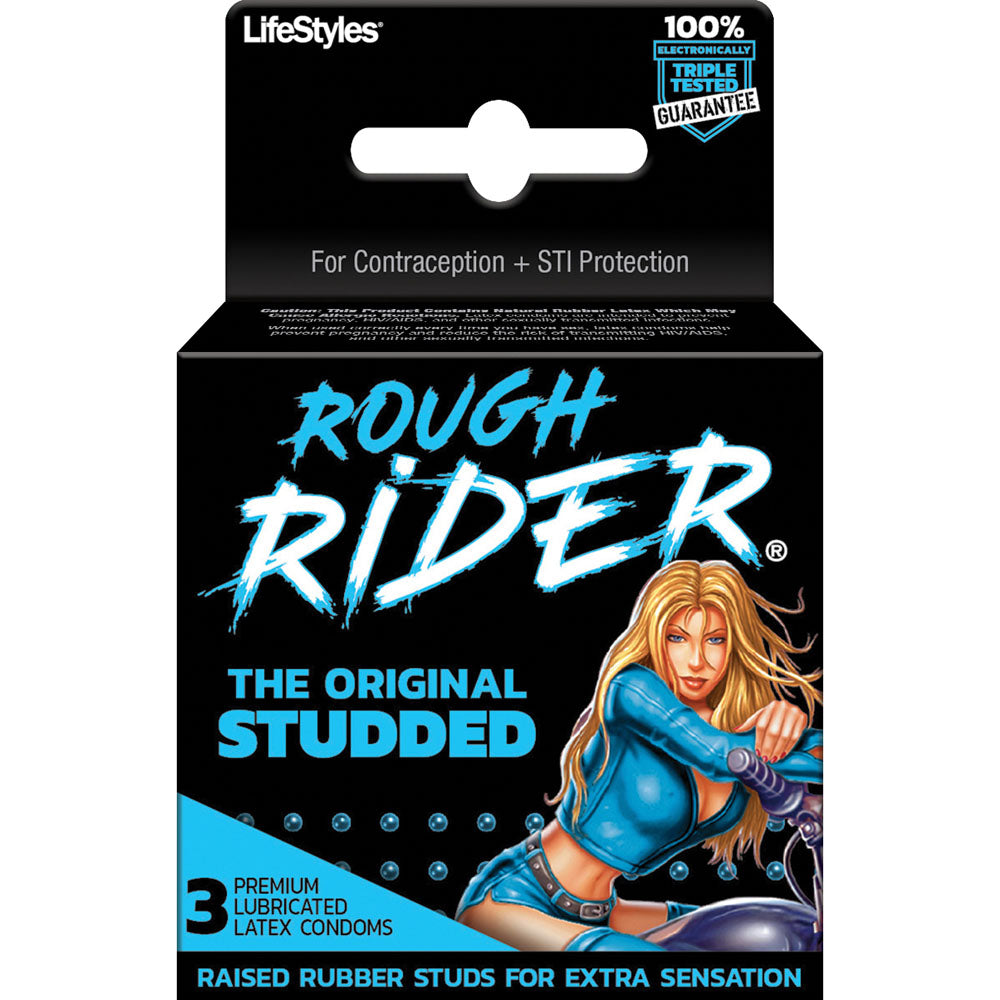 Rough Rider - Original Studded - 3 Pack LS9860