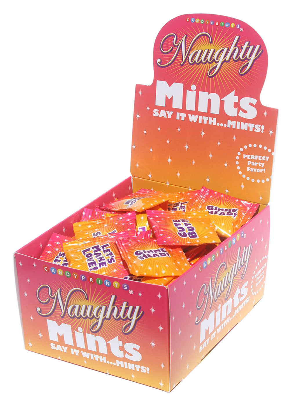 Naughty Mints Display Carton 100 3.1g Bags CP-417