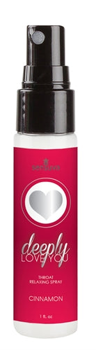 Deeply Love You Throat Relaxing Spray 1oz - Cinnamon Roll SEN-VL493