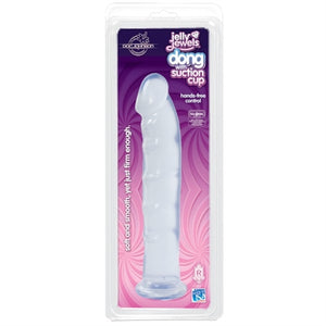 Juicy Jewels - Dong With Suction Cup - Clear DJ7012-03