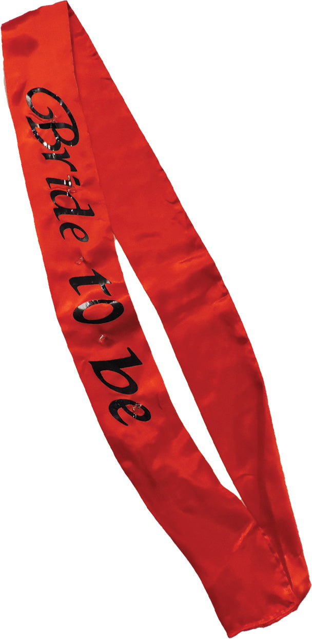 Bride-to-Be Flashing Sash - Red OMG-AL-FS-BTB