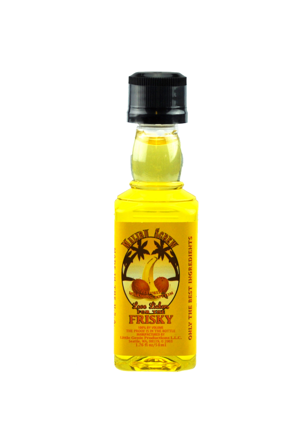 Love Lickers Massage Oil - Malibu Screw - 1.76 Fl. Oz. LG-BT015