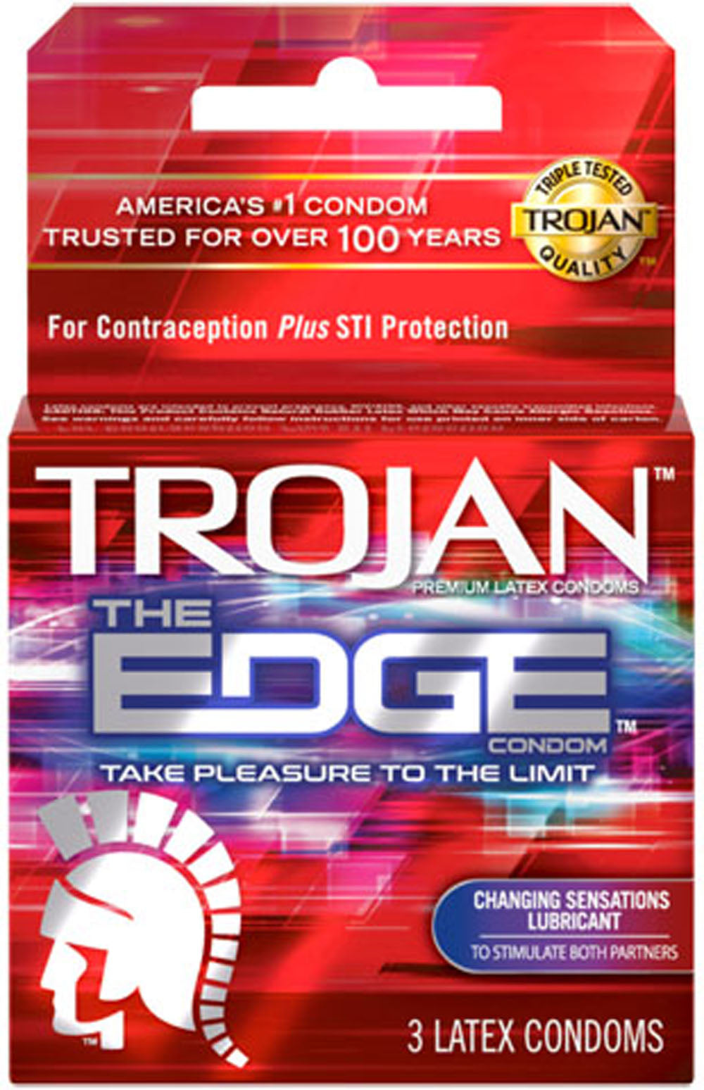 Trojan the Edge - 3 Pack TJ01651