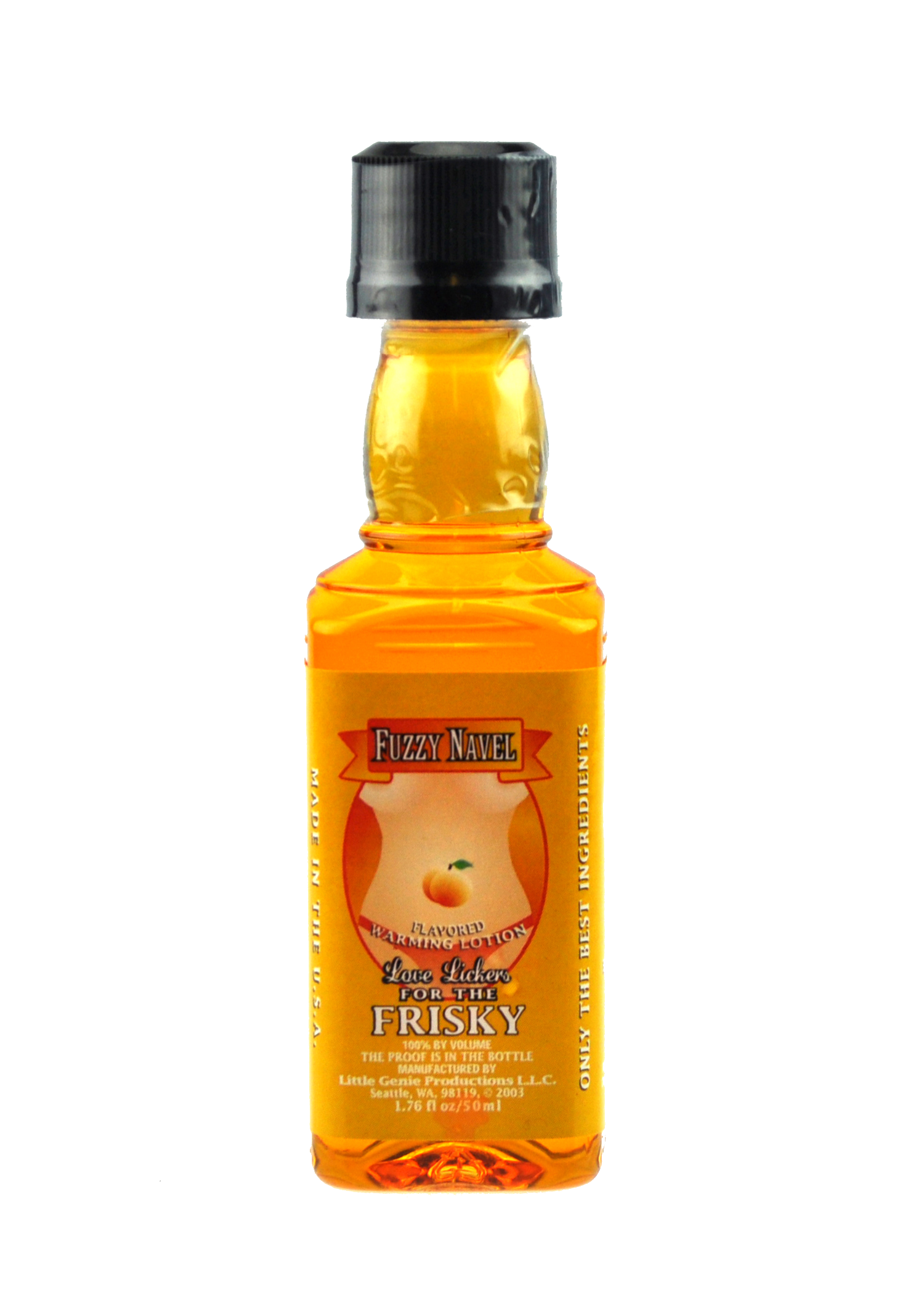 Love Lickers Massage Oil - Fuzzy Navel - 1.76 Fl. Oz. LG-BT014