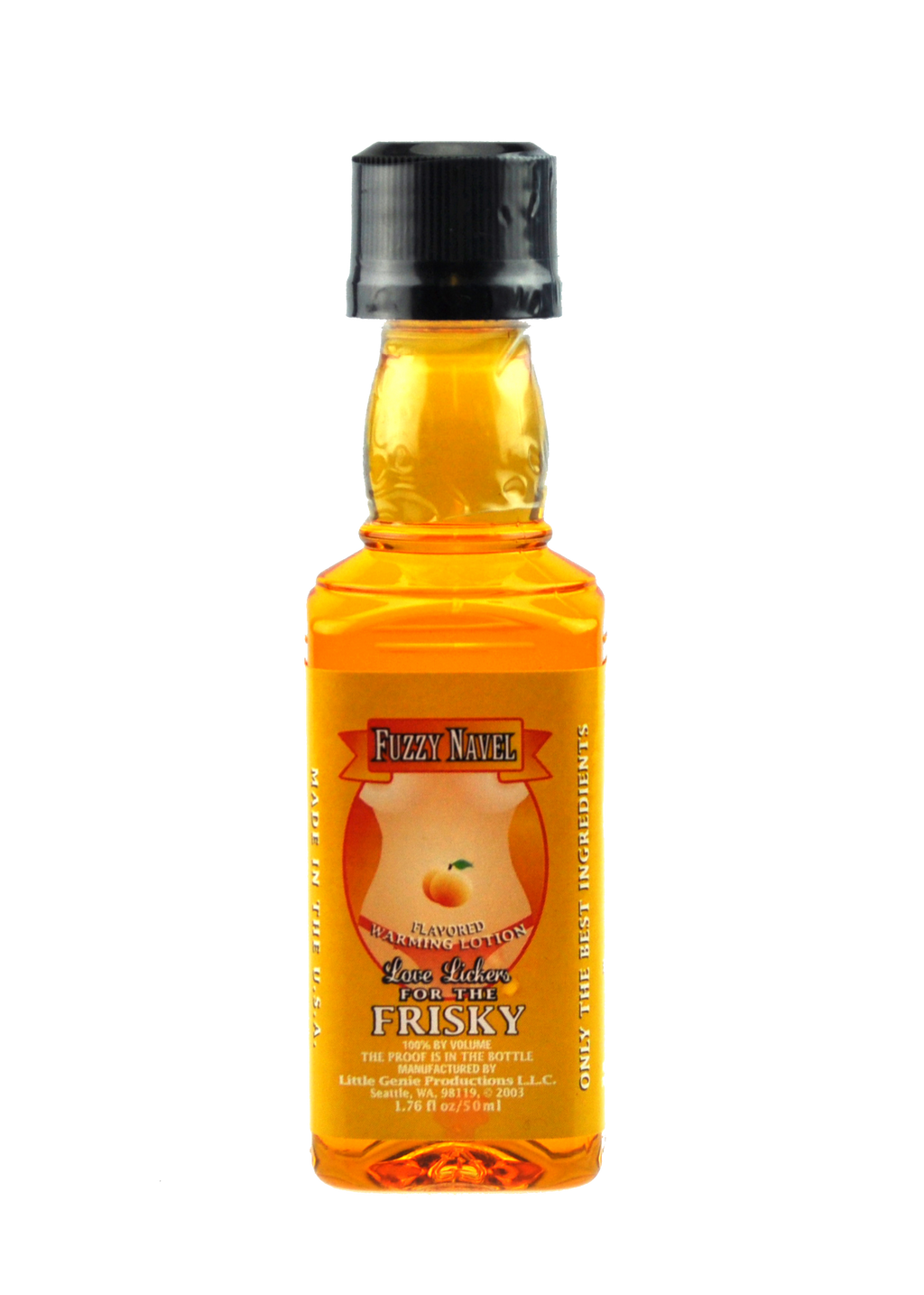 Love Lickers Massage Oil - Fuzzy Navel - 1.76 Fl. Oz. LG-BT014